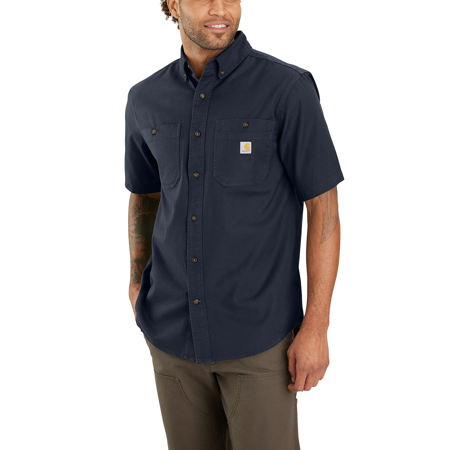 Windham Relaxed SS Button Down -Mens - Image 2