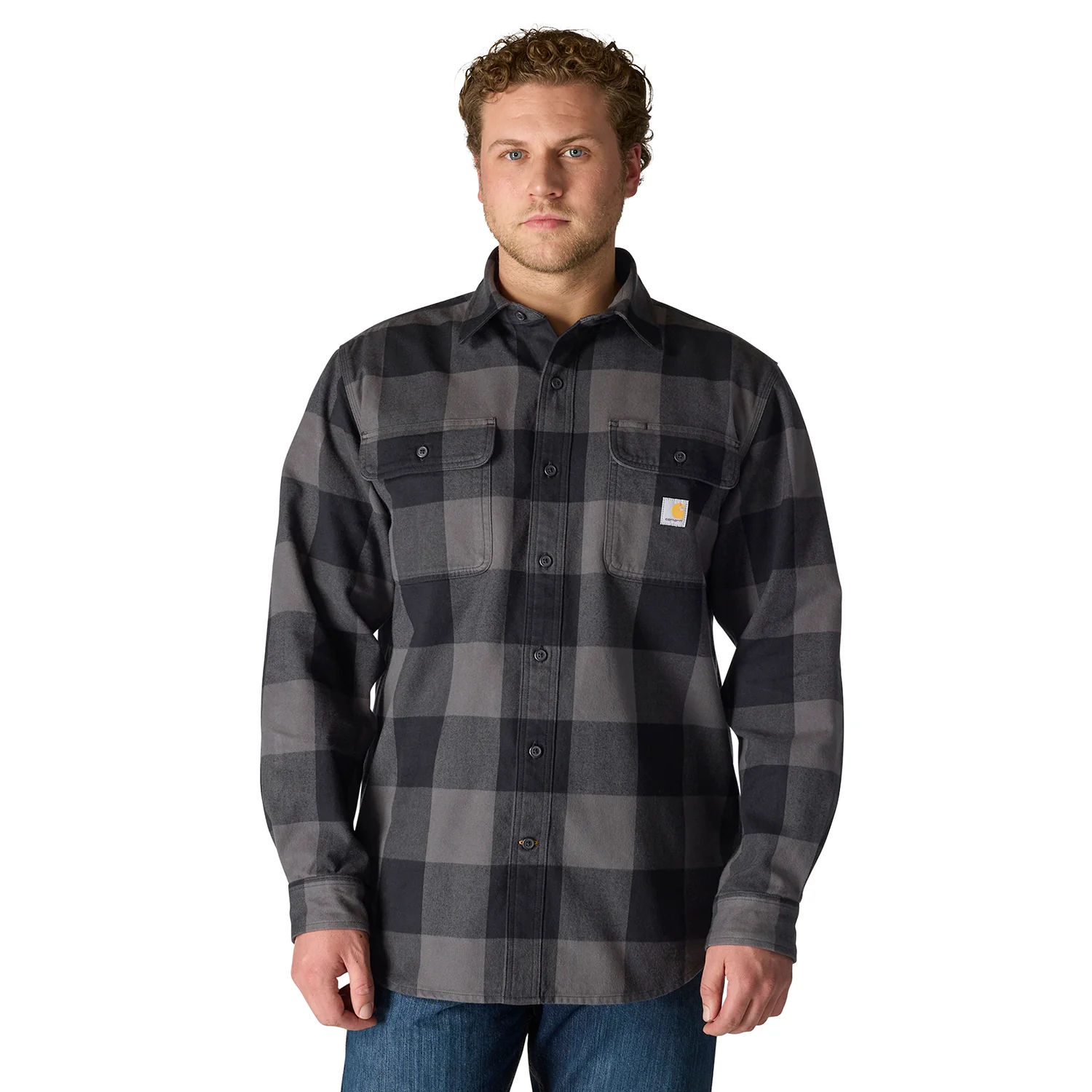 HW Loose Plaid Flannel -Mens - Image 2