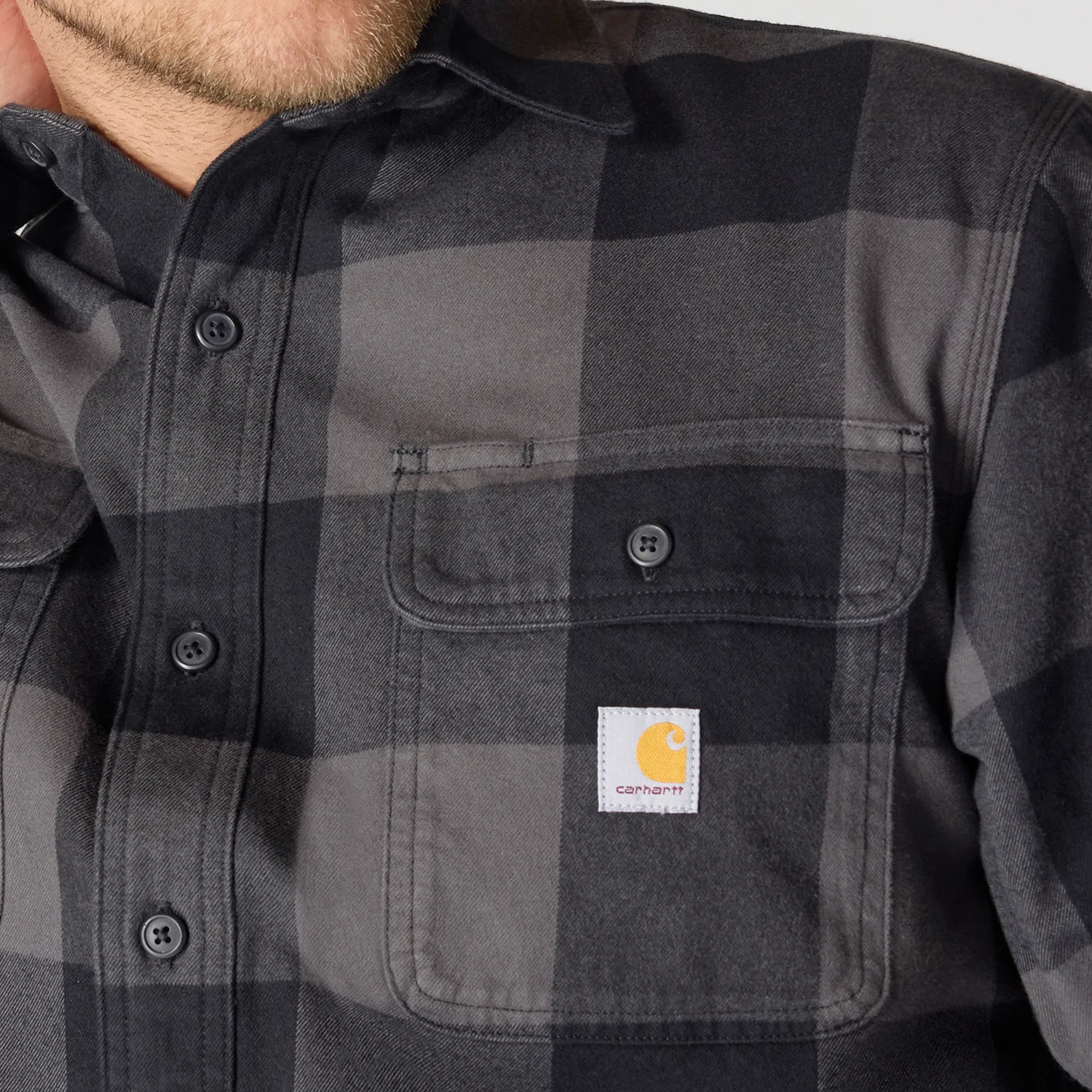 HW Loose Plaid Flannel -Mens - Image 5