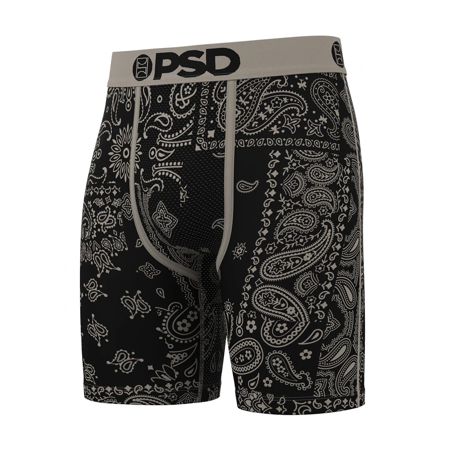 Khaki Paisley - Mens