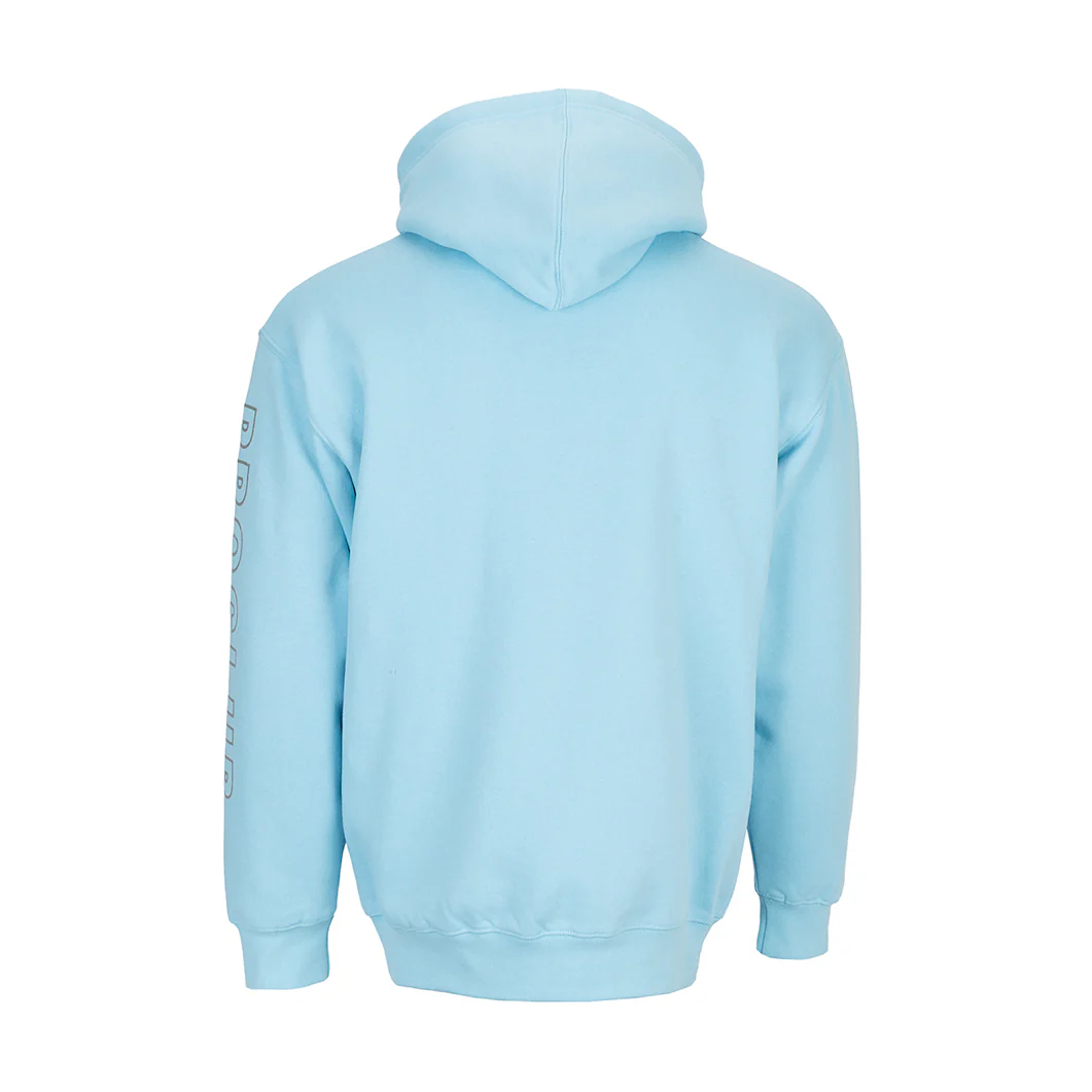 Embroidered Box Logo Hoody - Mens - Image 5