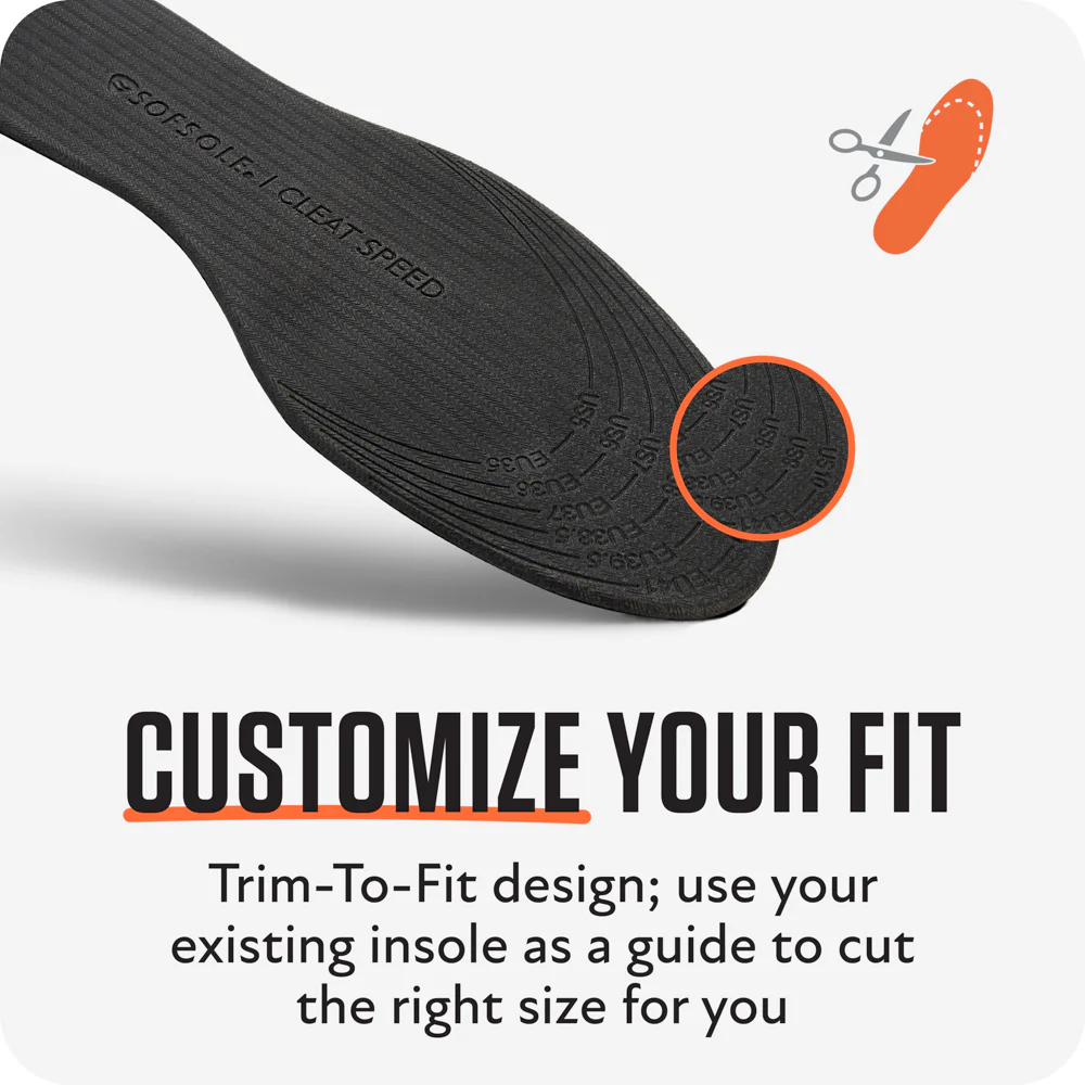 Mens Cleat Speed Sports Insole - Image 6