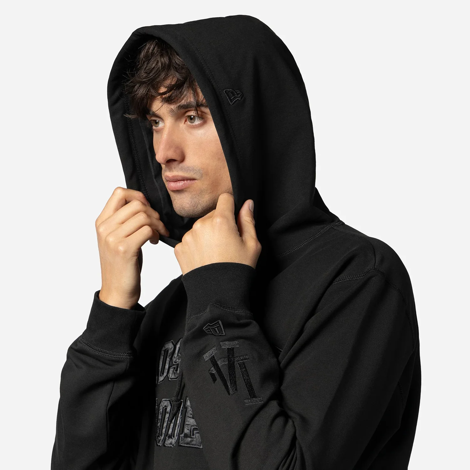Dodgers Triple Black PO Hoody - Mens - Image 4