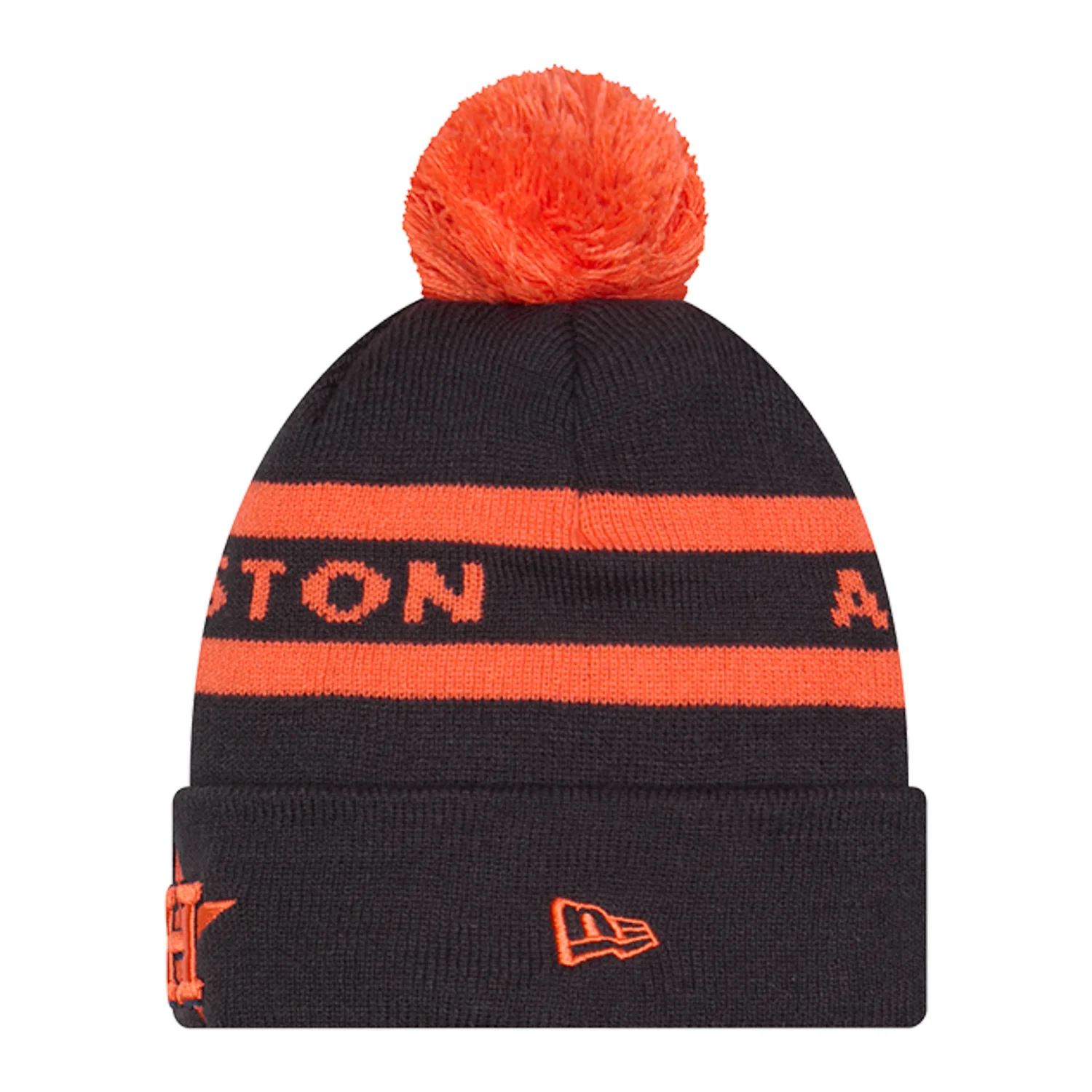 Knit 2-Tone Pom OTC Beanie - Image 2