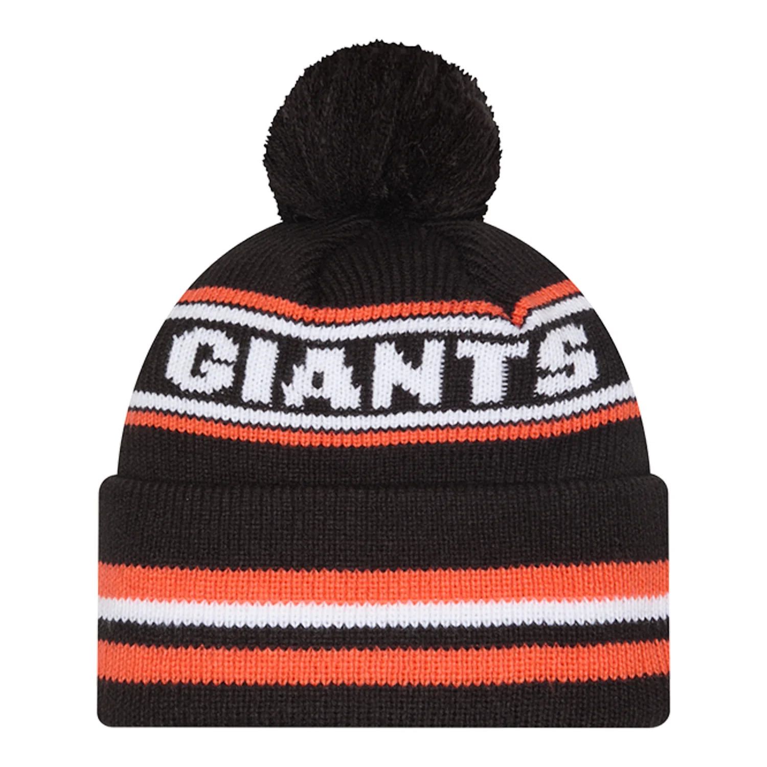 Giants Knit Classic Stripe Pom Beanie - Image 3