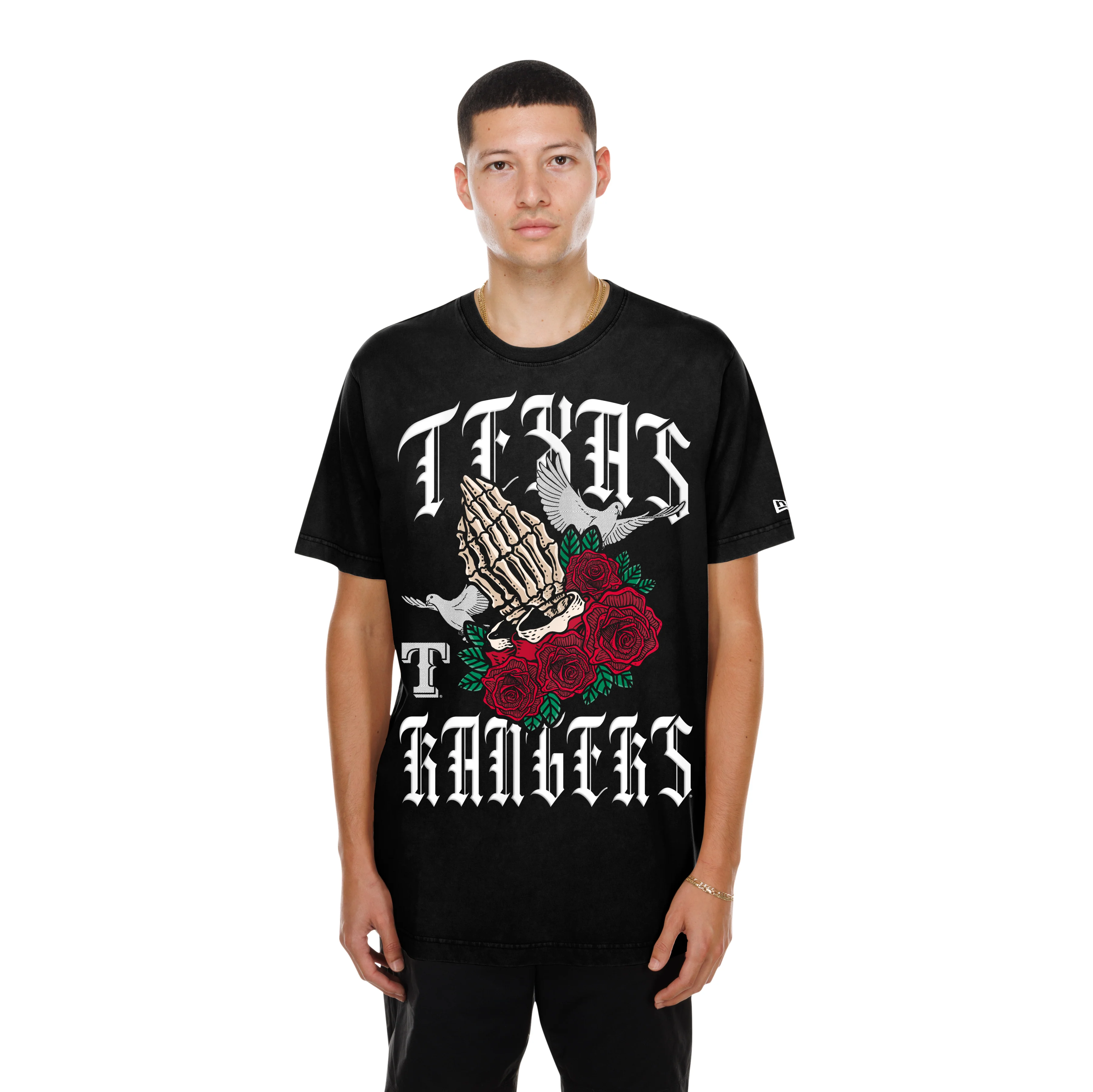 Texas Rangers Gothic Tee -Mens - Image 2