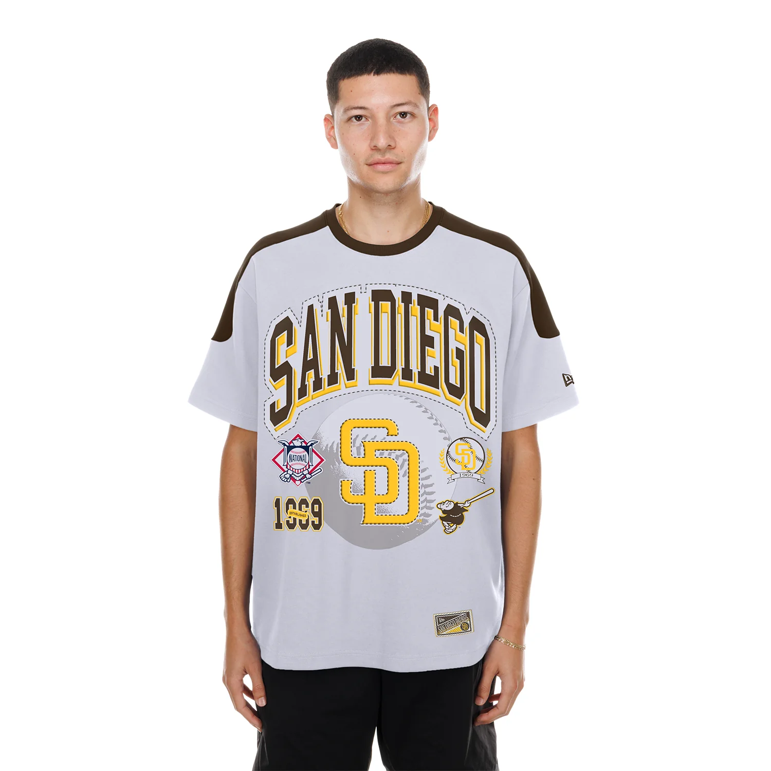 San Diego Padres Varsity Tee -Mens - Image 2