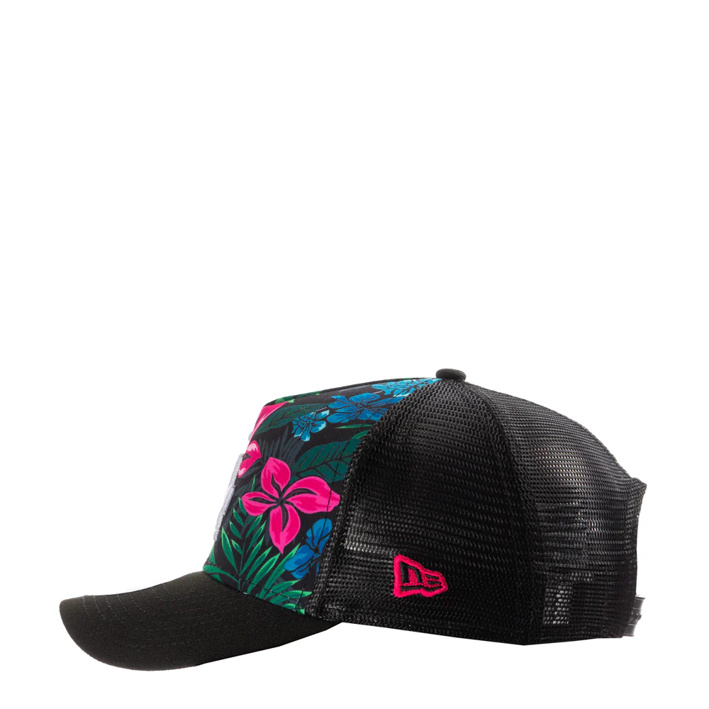 Dodgers Hibiscus Floral Trucker 940 - Image 3