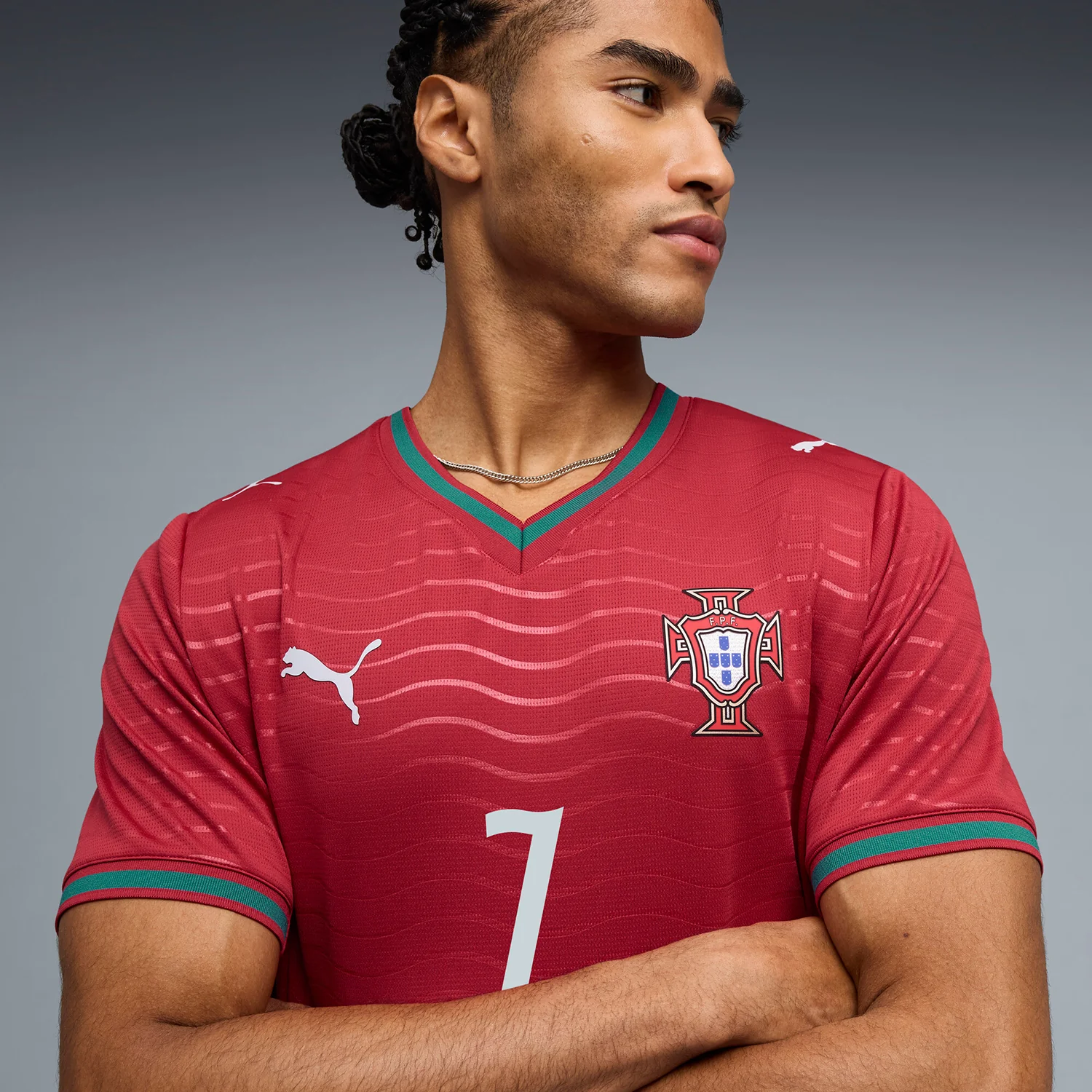 Portugal 26/27 Home Jersey -Mens - Image 3