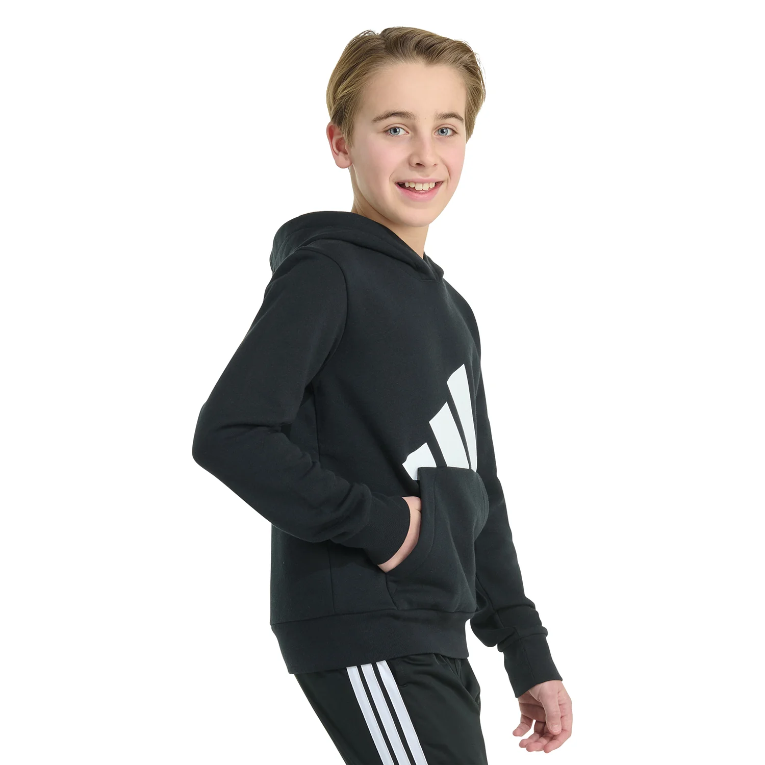 Essential Big Logo Fleece PO Hoody - Youth - Image 4
