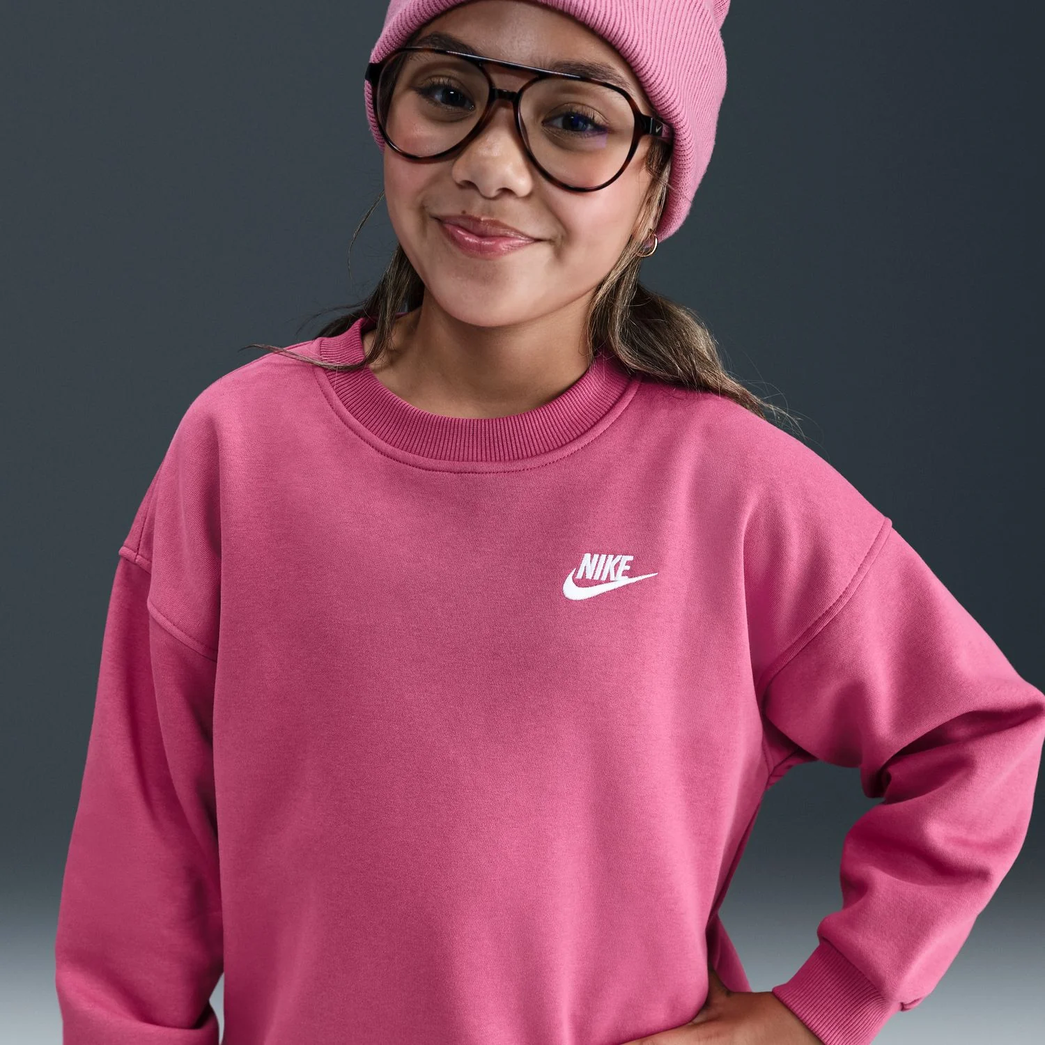 Club Fleece OS Crew - Youth - Image 2