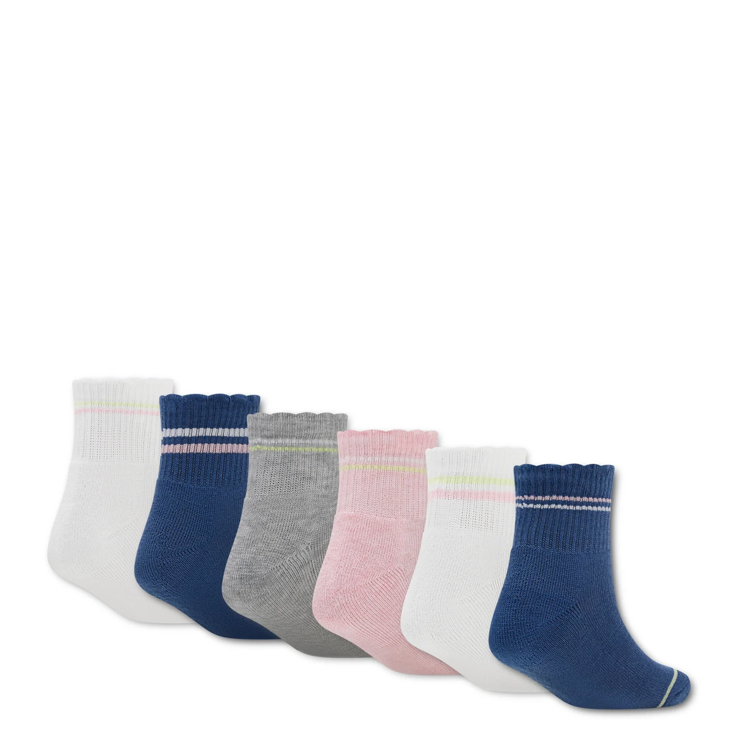 6 Pack X-Small Courtside Champs Ankle Sock - Image 2
