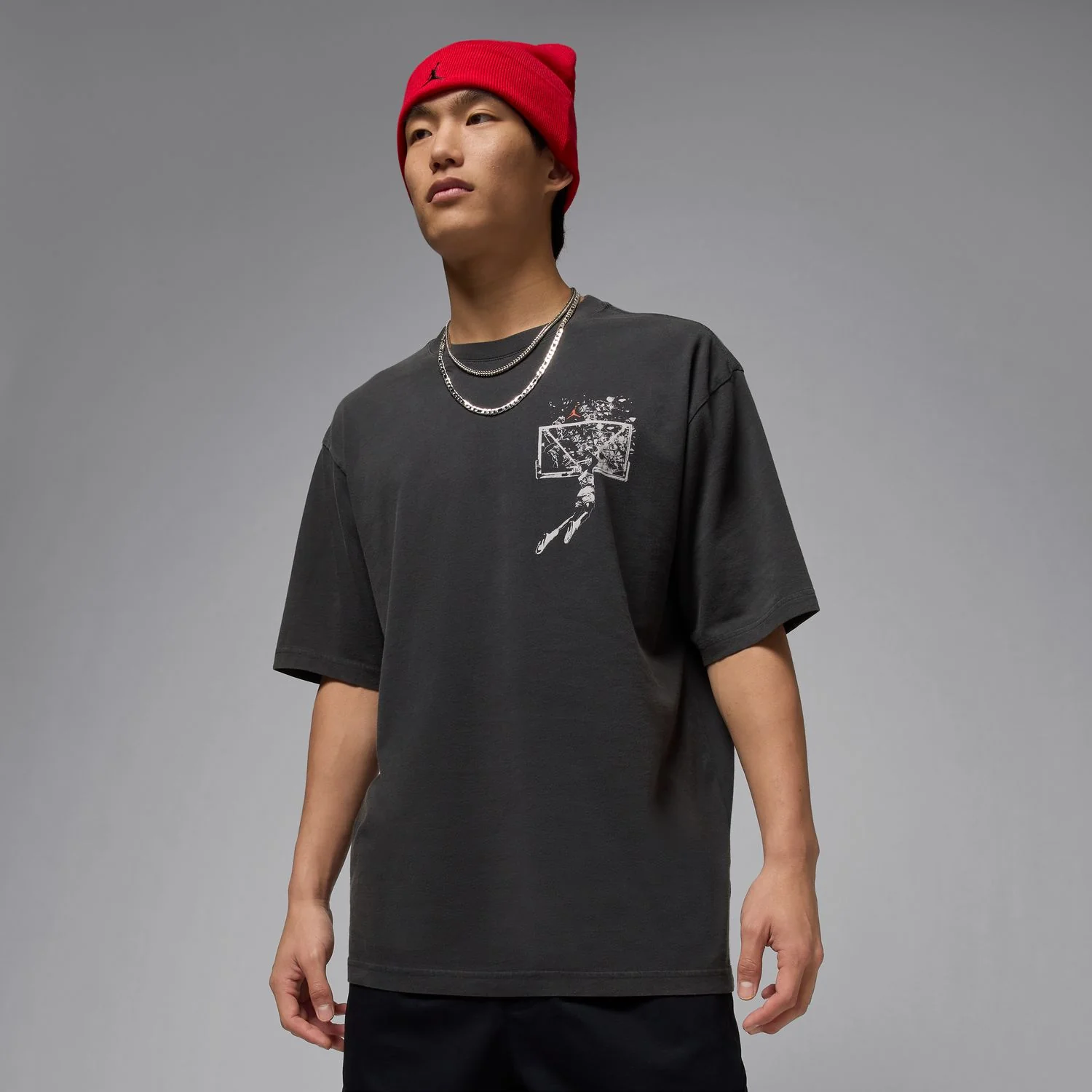 MJ Oversized Graphic Crew -Mens - Image 2