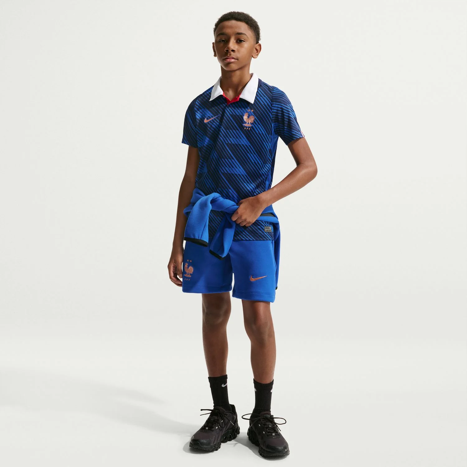 France 26/27 Stadium Home Jersey - Youth - Image 4