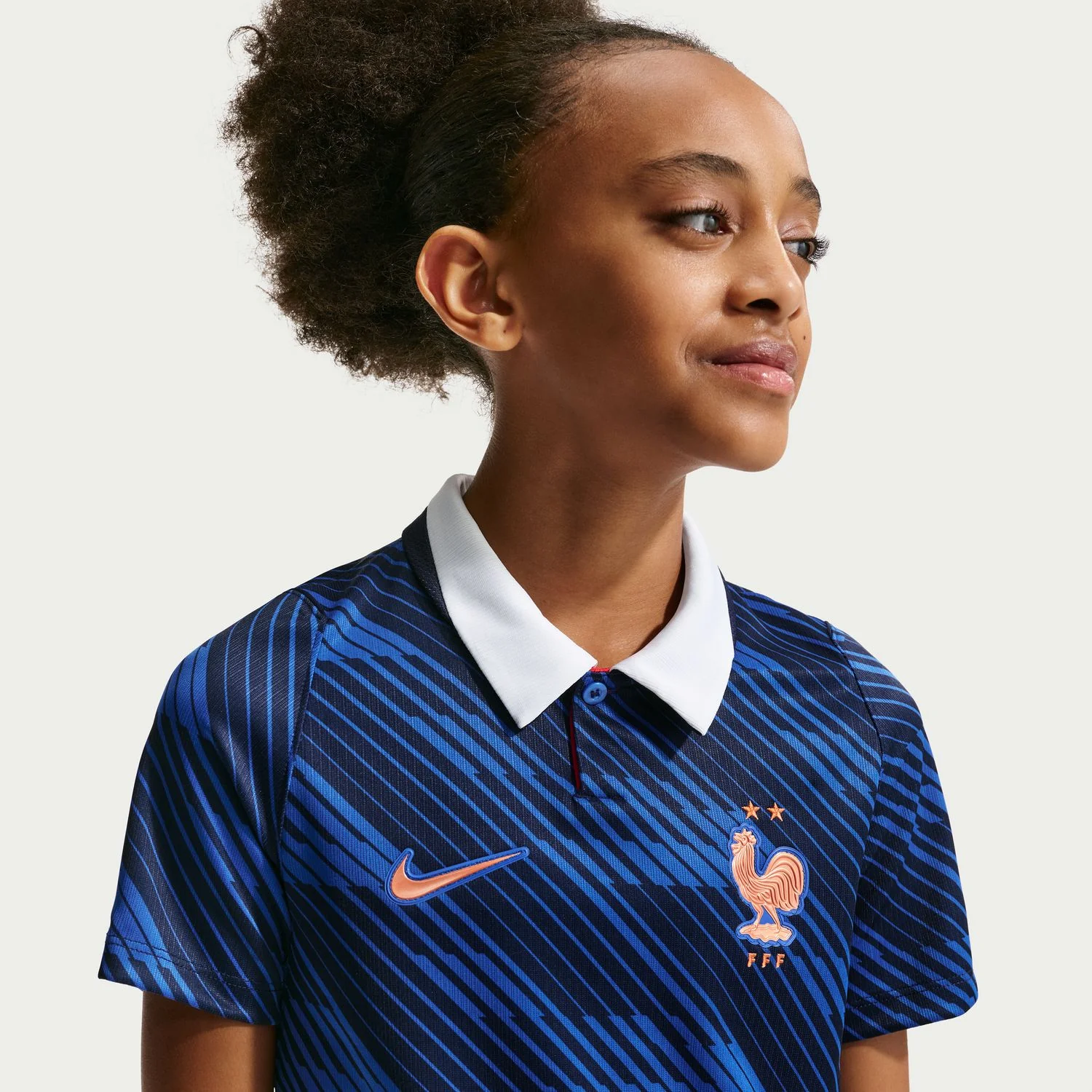 France 26/27 Stadium Home Jersey - Youth - Image 5