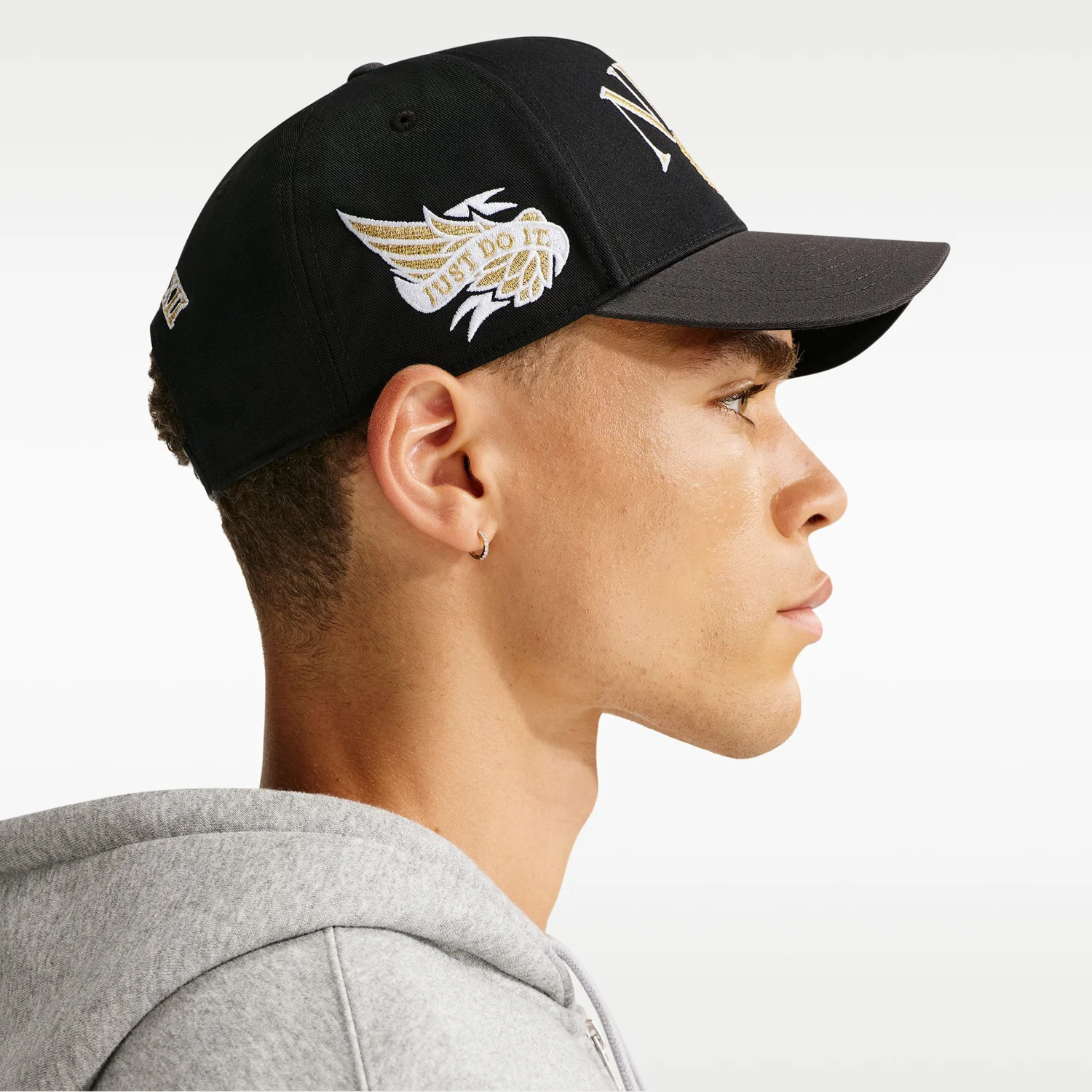 Nike Rise Cap Structured Curved Bill A-Frame Snapback - Image 4