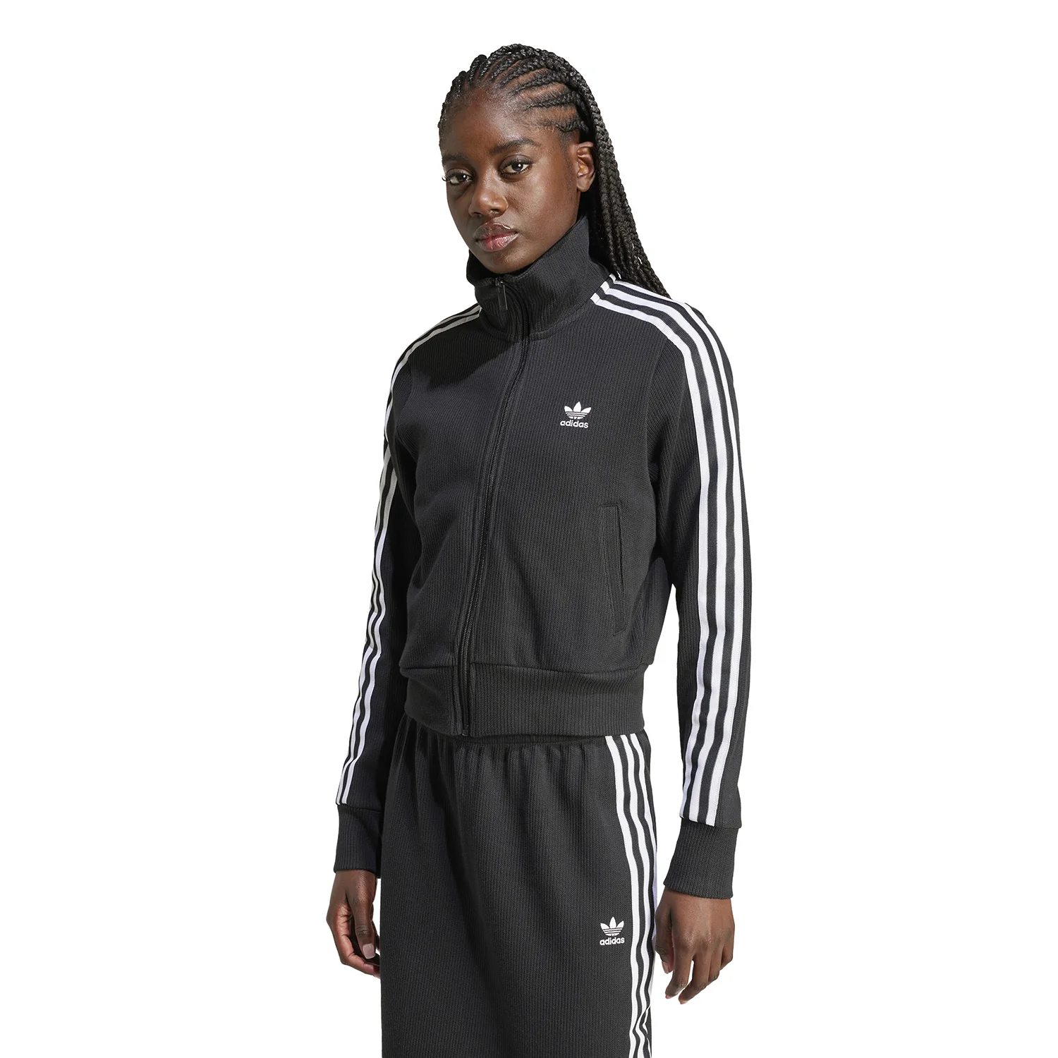 Firebird Knitted Pinstipe Track Jacket - Womens - Image 2