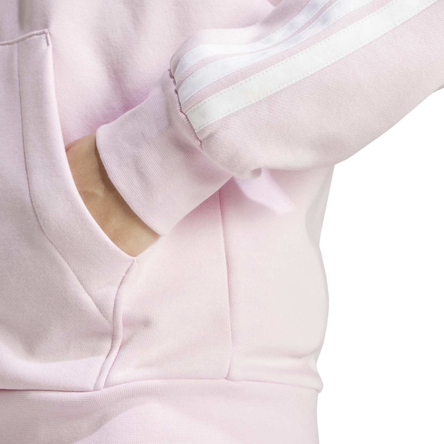 Essentials 3-Stripe FZ Hoody - Womens - Image 5