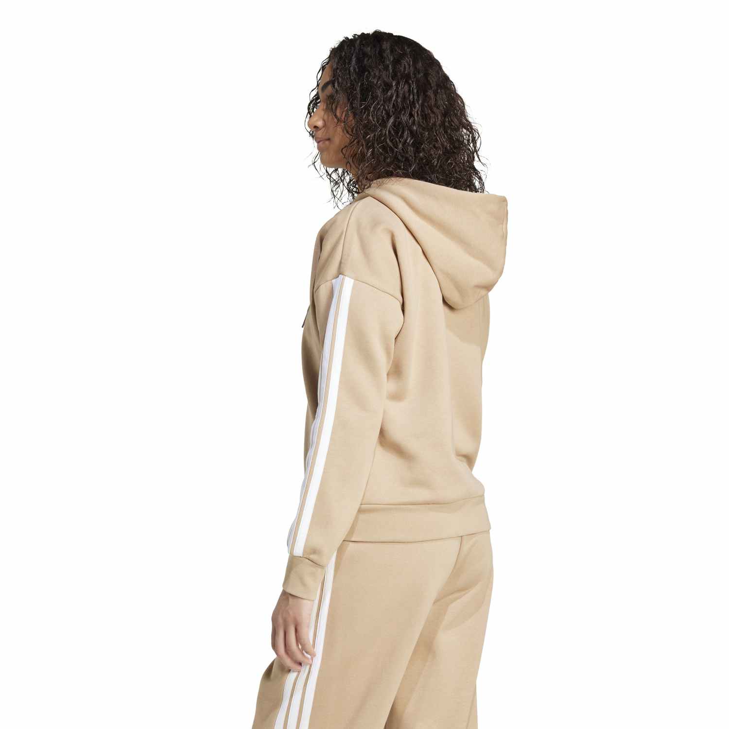 Essentials 3-Stripe FZ Hoody - Womens - Image 6