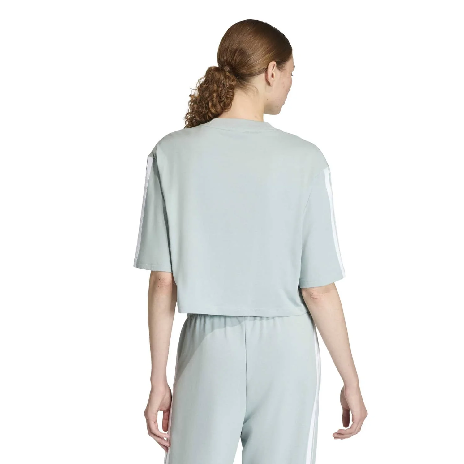 Essentials 3-Stripes Loose T-Shirt - Womens - Image 6