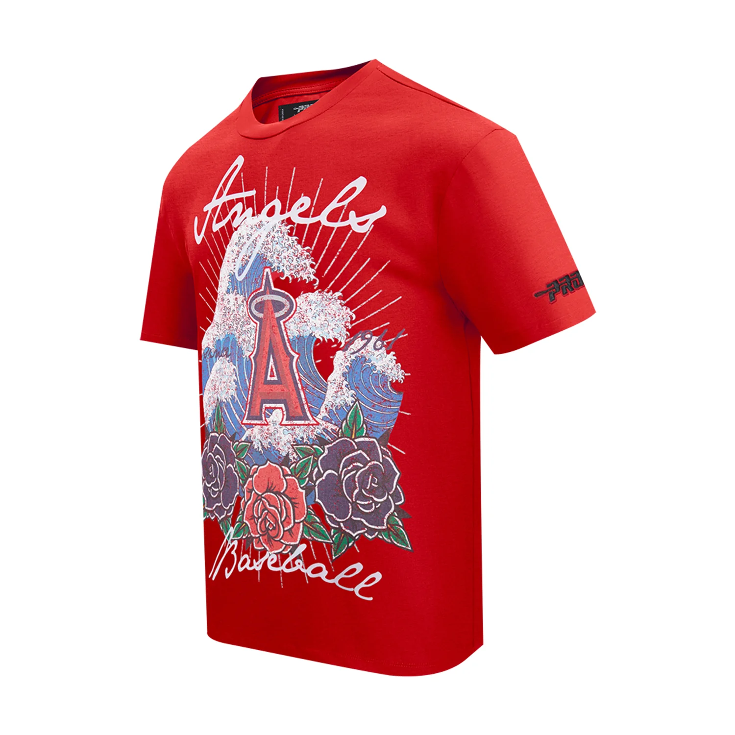 Los Angeles Angels Wave & Roses Tee -Mens - Image 2