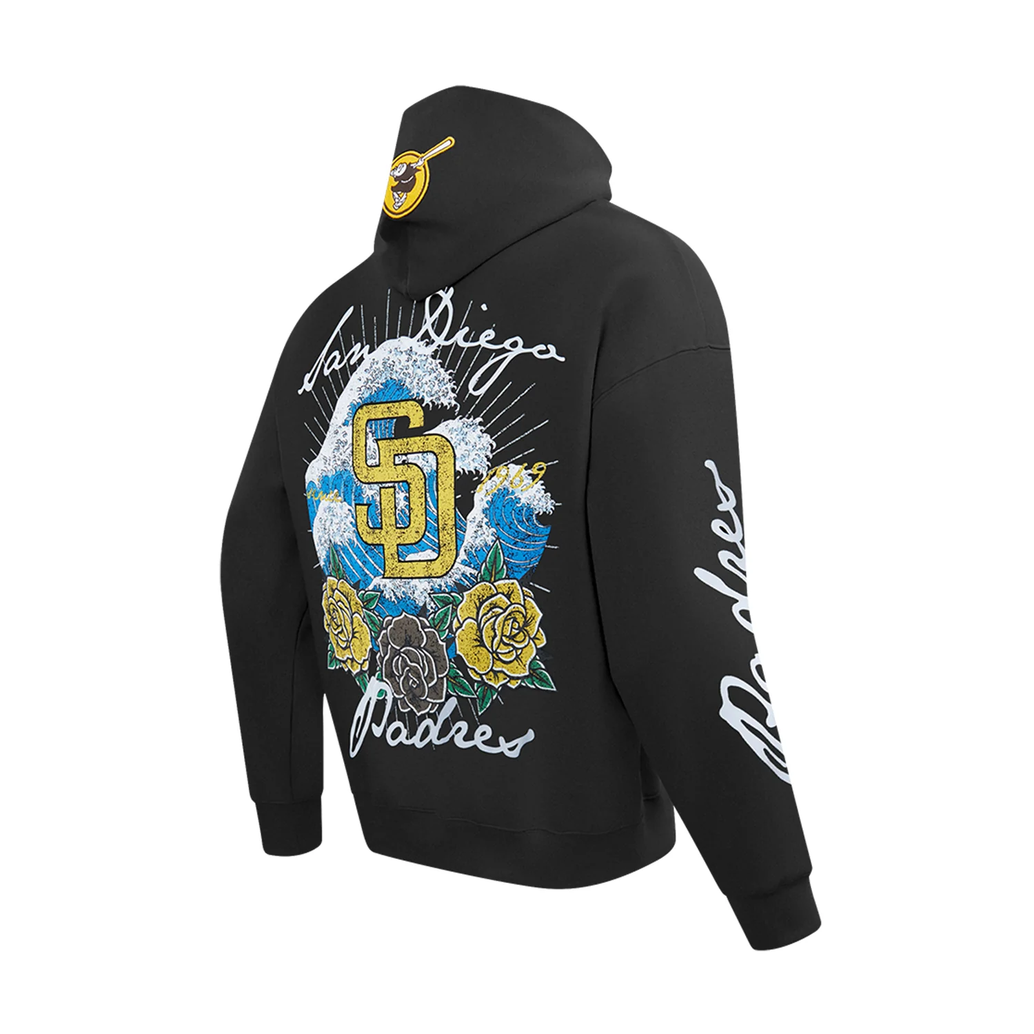 San Diego Padres Wave & Roses Hoodie -Mens - Image 4