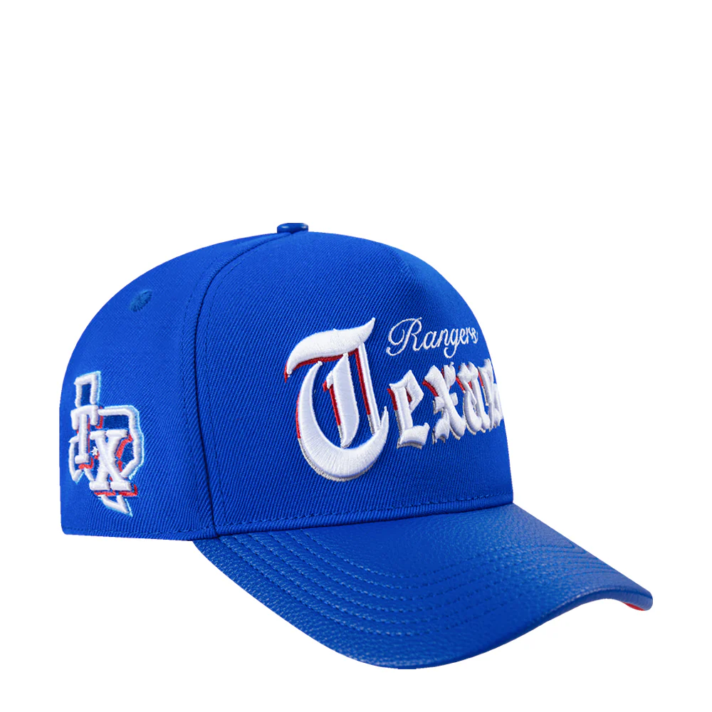 Rangers Greetings Wool Blend Pro Pinch Strapback - Image 2