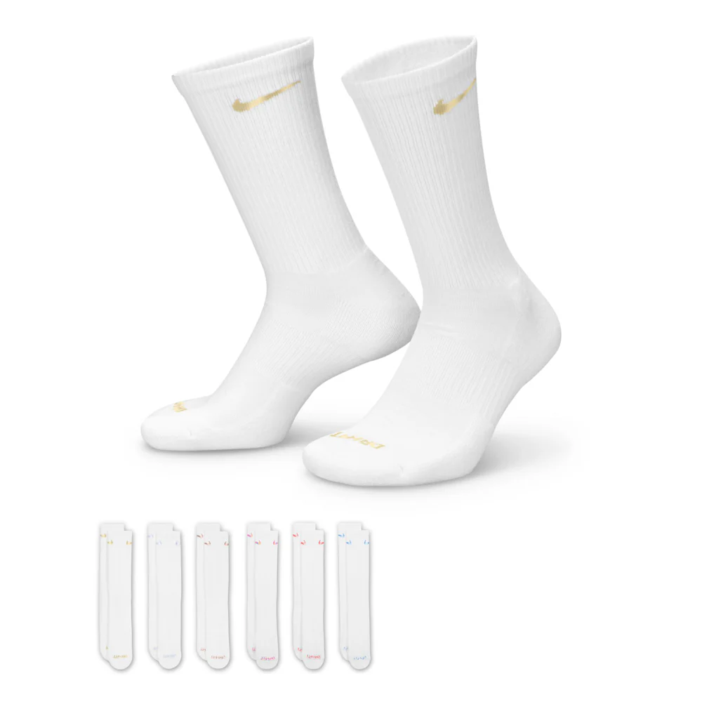 6 Pack Unisex Everyday Plus Cushioned Crew