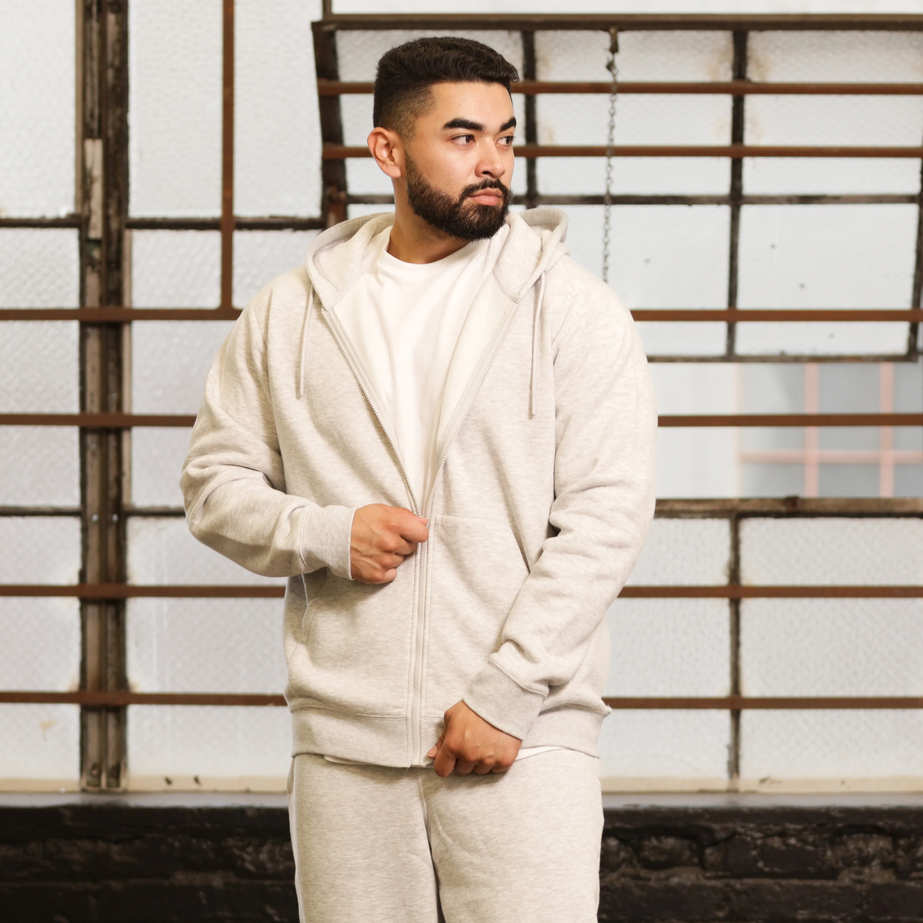 Classic Fleece FZ Hoody - Mens - Image 4