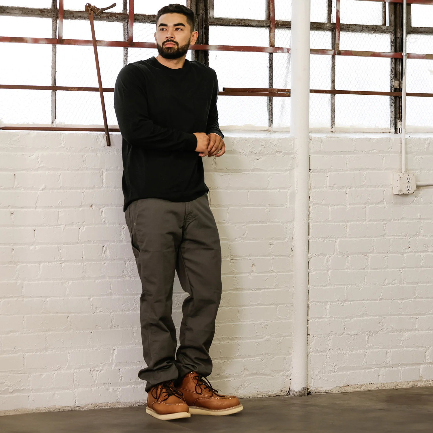 Long Sleeve Work Shirt - Mens - Image 3